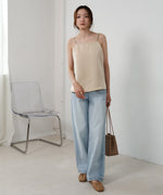 SATIN CAMISOLE WITH CUPS