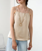 SATIN CAMISOLE WITH CUPS