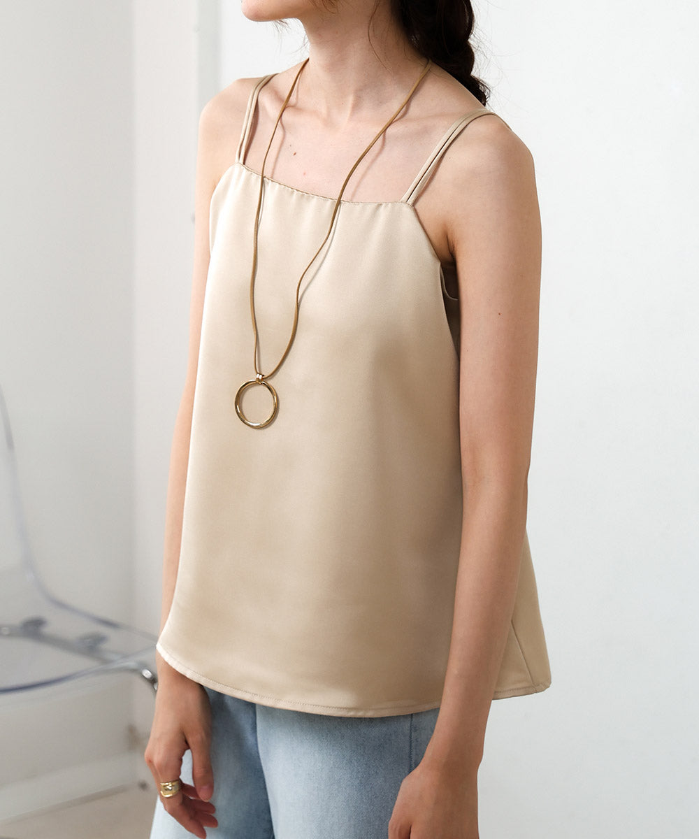 SATIN CAMISOLE WITH CUPS