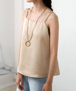 SATIN CAMISOLE WITH CUPS