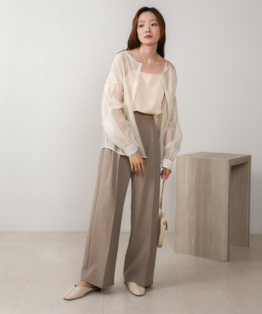 SATIN CAMISOLE WITH CUPS