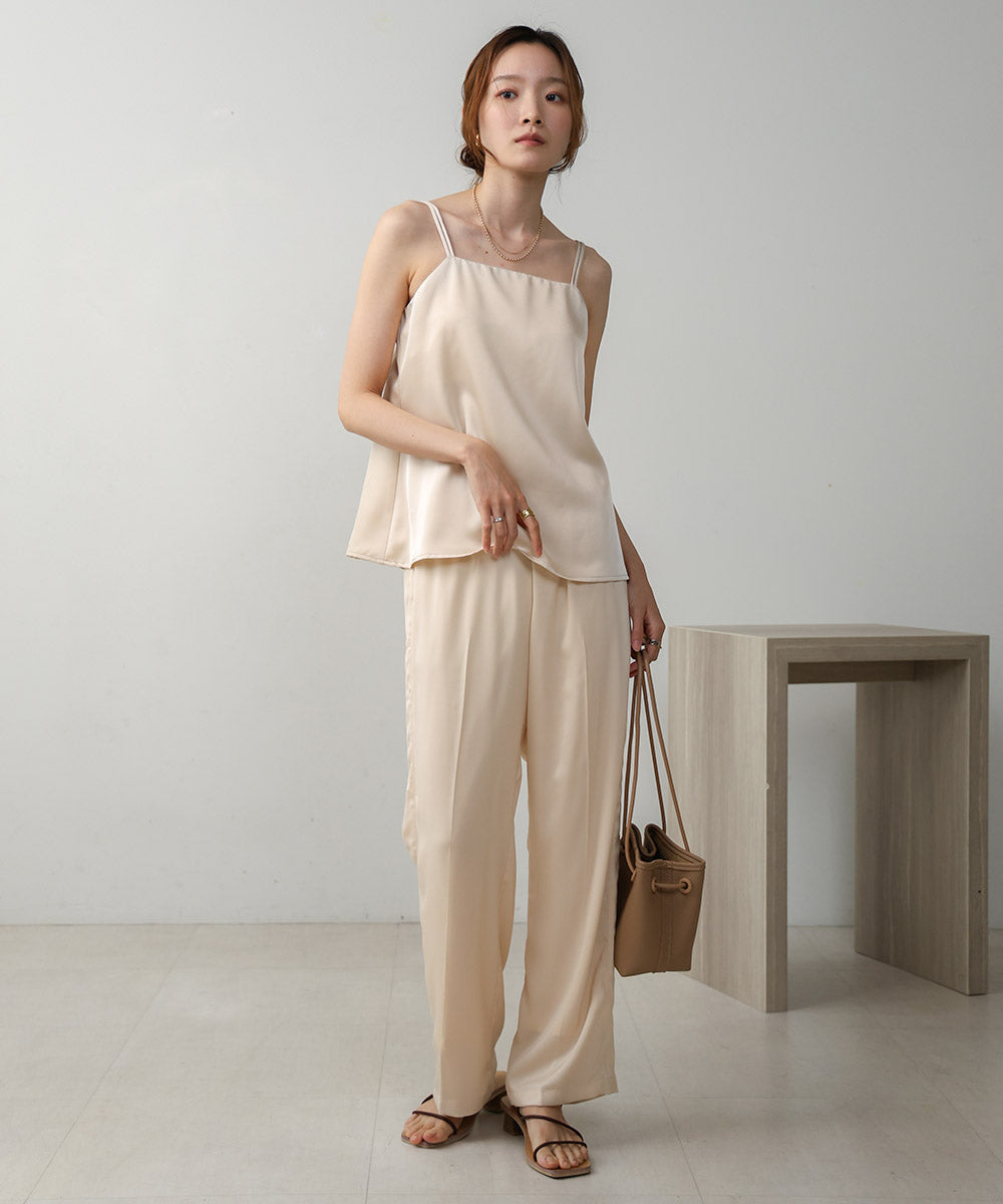 SATIN CAMISOLE WITH CUPS