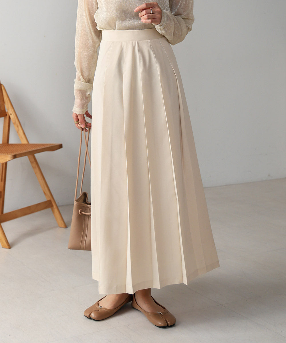 ロングプリーツスカート