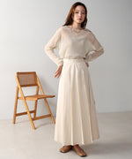 ロングプリーツスカート