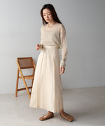 ロングプリーツスカート