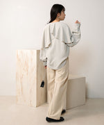 MODIFIED RUFFLE SLEEVE BLOUSE