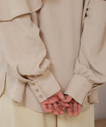 MODIFIED RUFFLE SLEEVE BLOUSE