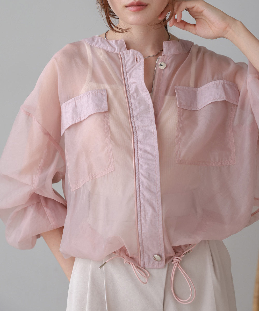 drost sheer blouson