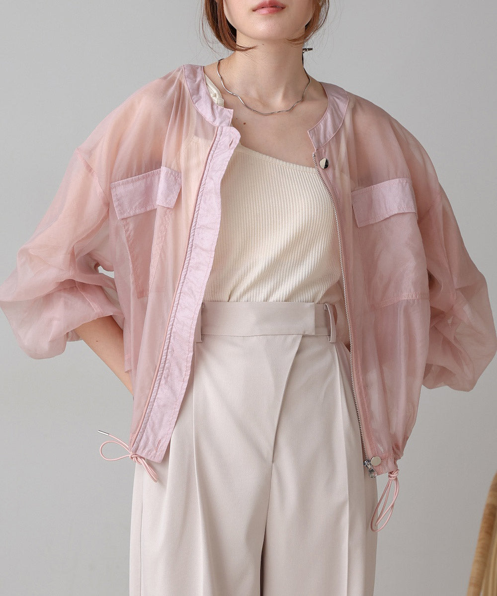 drost sheer blouson