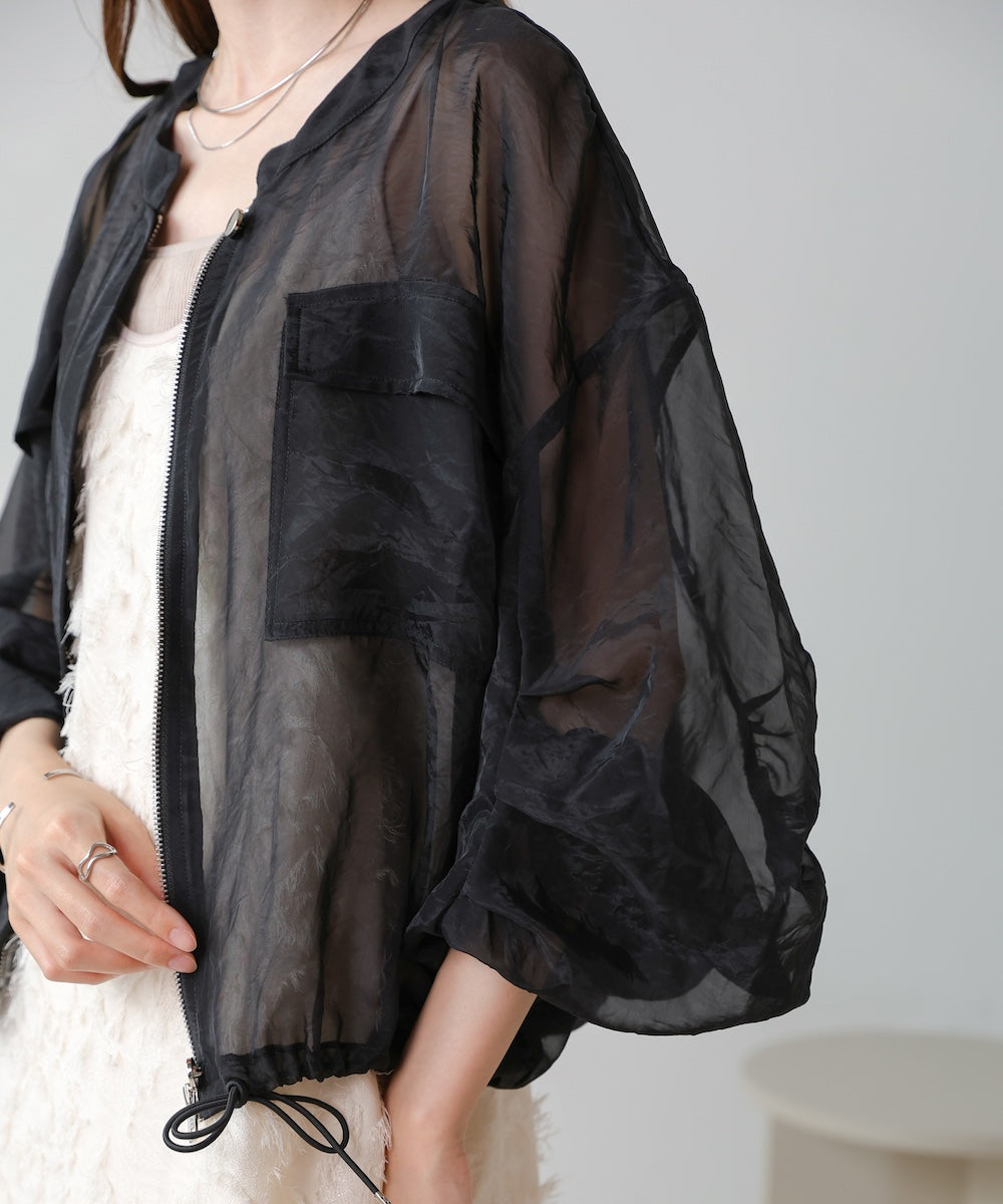 drost sheer blouson