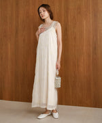 SQUARE NECK TUCK DESIGN TANK TOP