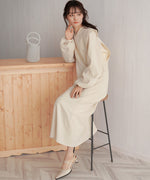 KEY NECK JACQUARD ONEPIECE