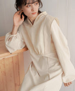 KEY NECK JACQUARD ONEPIECE