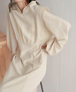 KEY NECK JACQUARD ONEPIECE