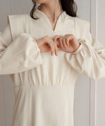KEY NECK JACQUARD ONEPIECE