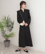 KEY NECK JACQUARD ONEPIECE