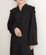 KEY NECK JACQUARD ONEPIECE