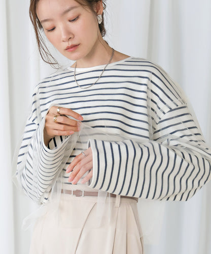 【公式サイト限定価格】tulle border tops