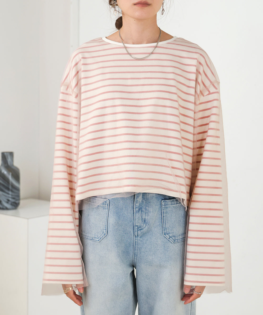 【公式サイト限定価格】tulle border tops