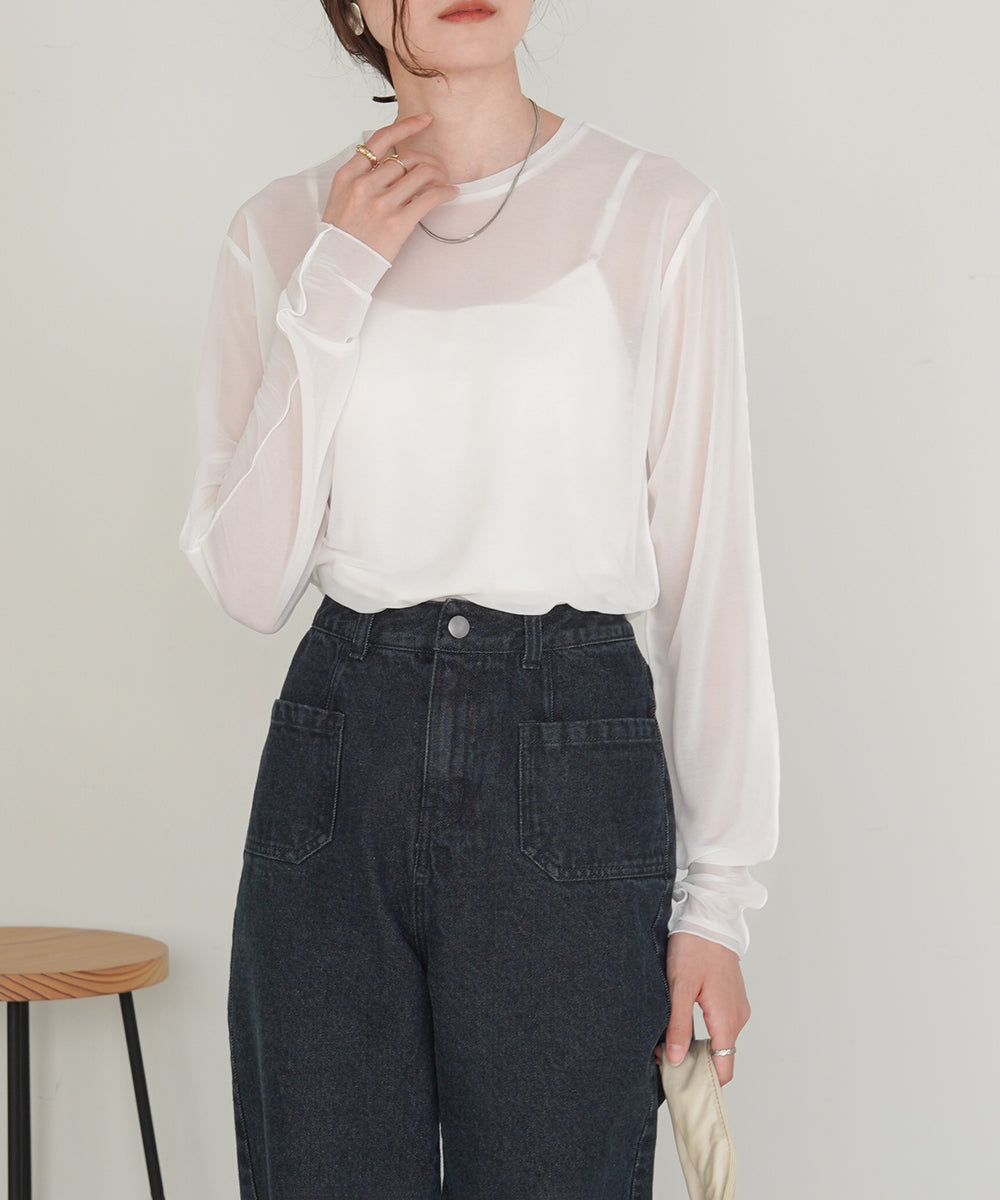 ベーシックシアートップス