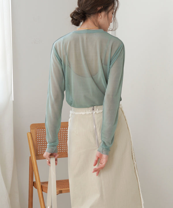 ベーシックシアートップス