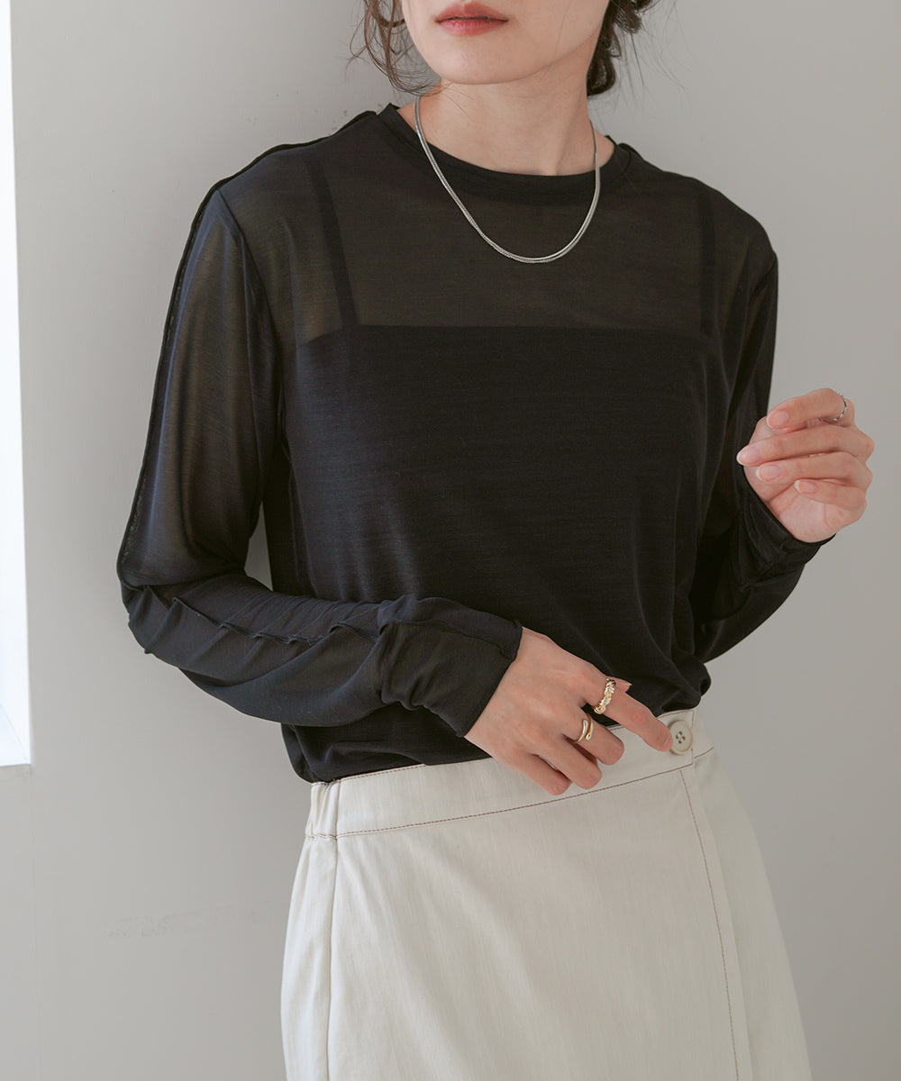 ベーシックシアートップス