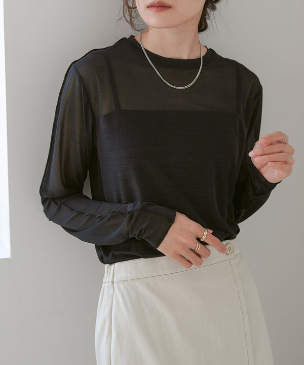 ベーシックシアートップス