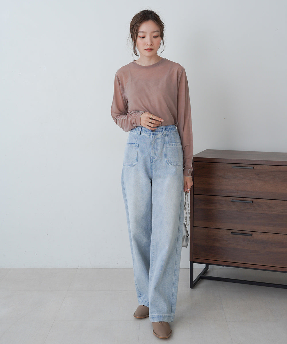 ベーシックシアートップス