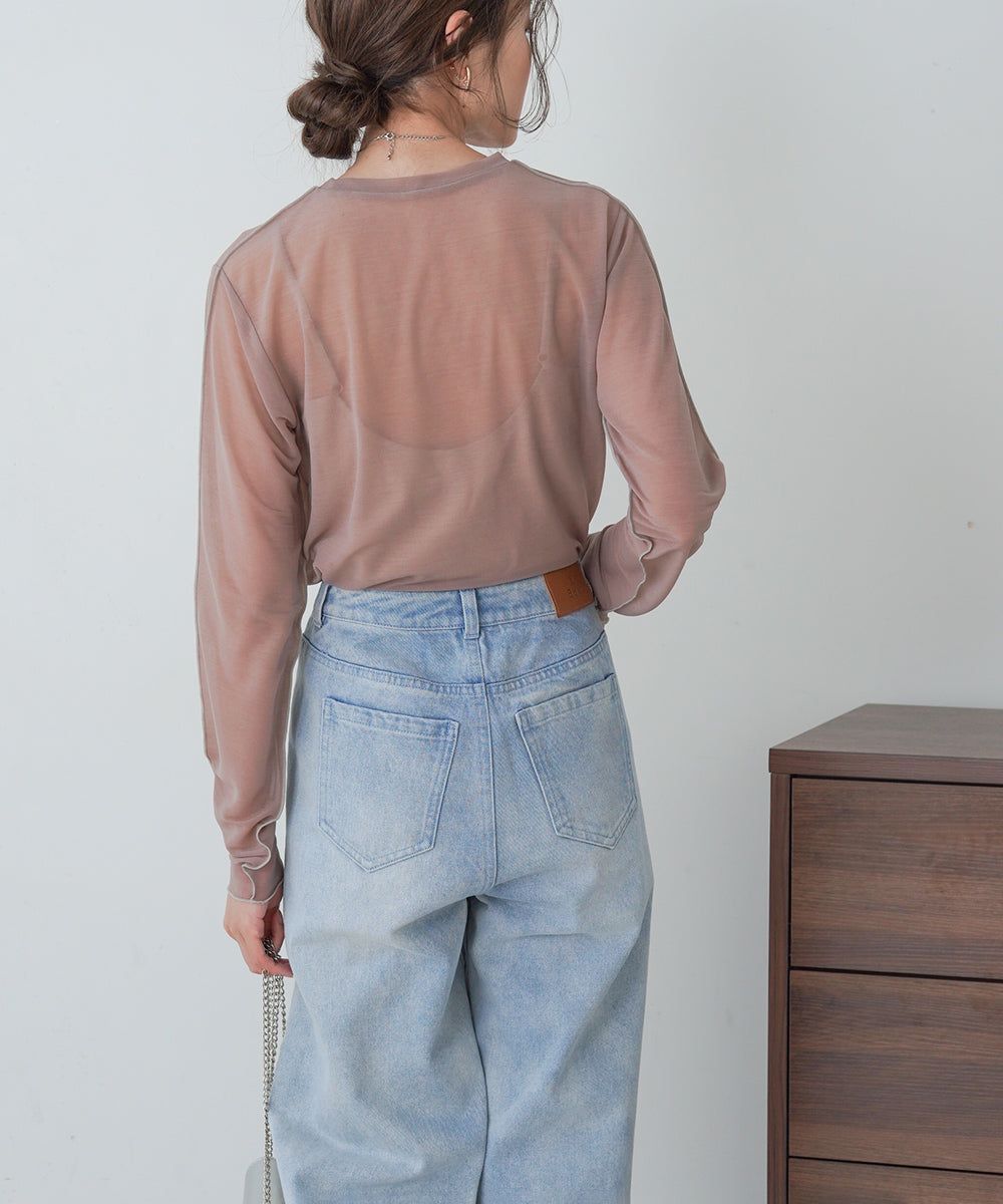 ベーシックシアートップス