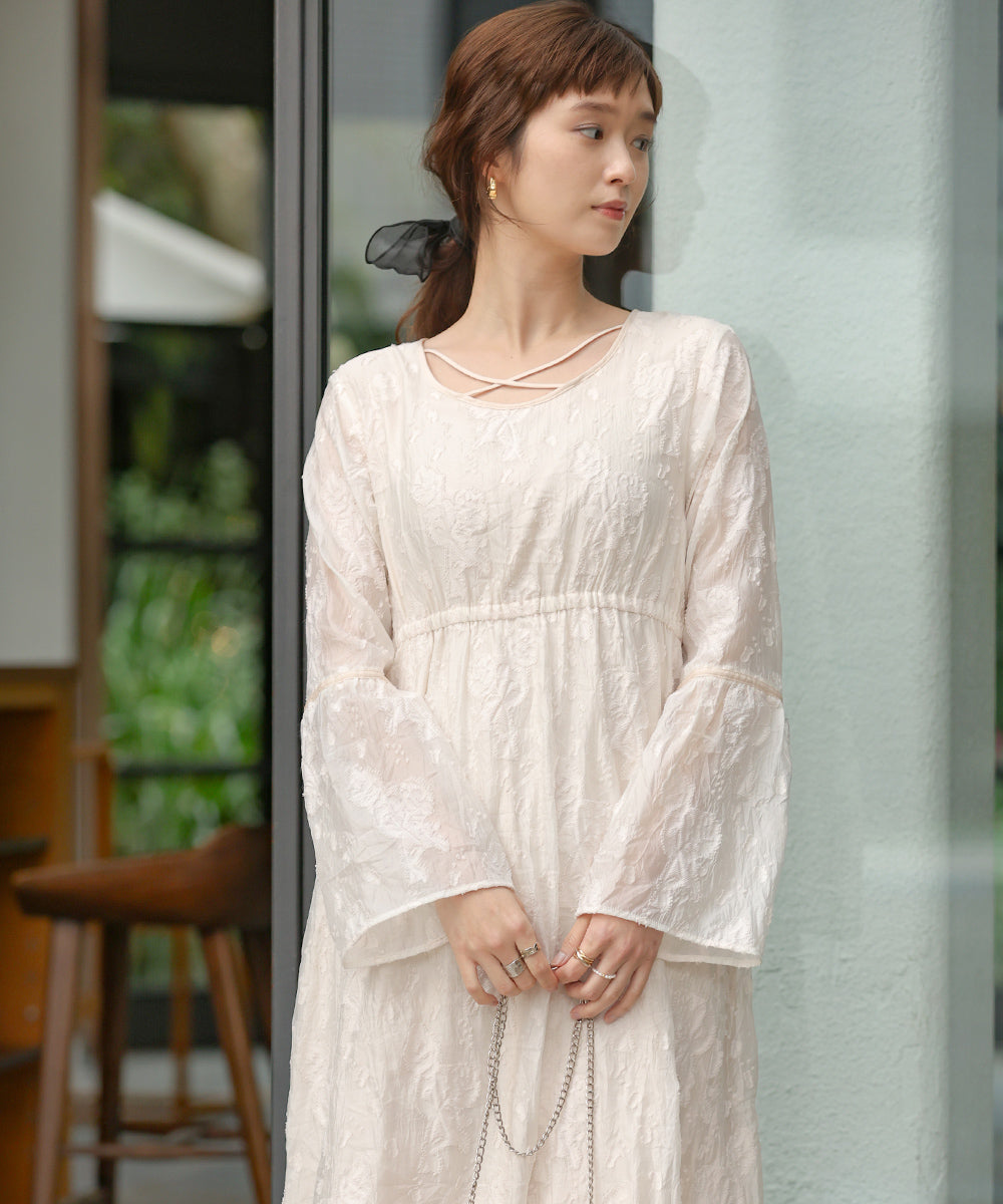 JACQUARD FLARE ONEPIECE