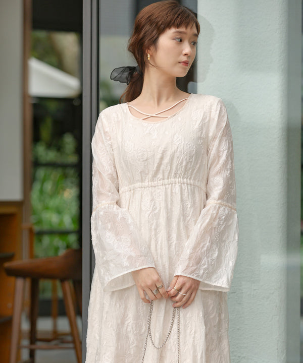 JACQUARD FLARE ONEPIECE