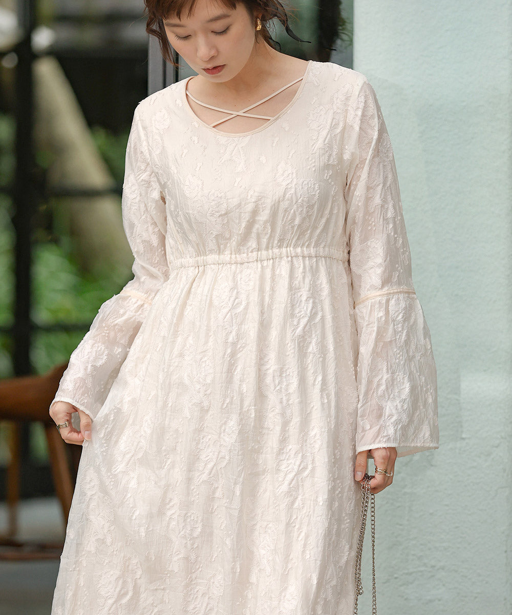 JACQUARD FLARE ONEPIECE