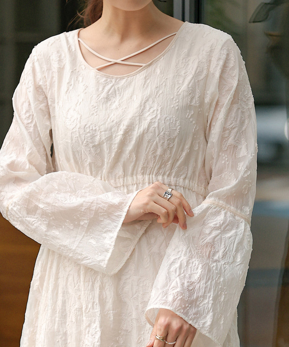JACQUARD FLARE ONEPIECE