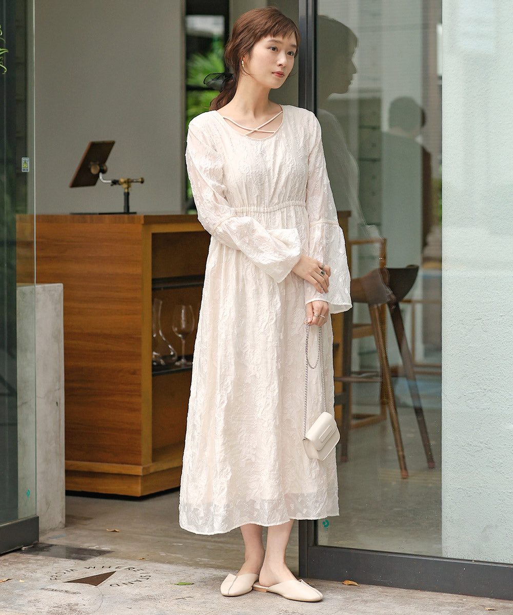 JACQUARD FLARE ONEPIECE