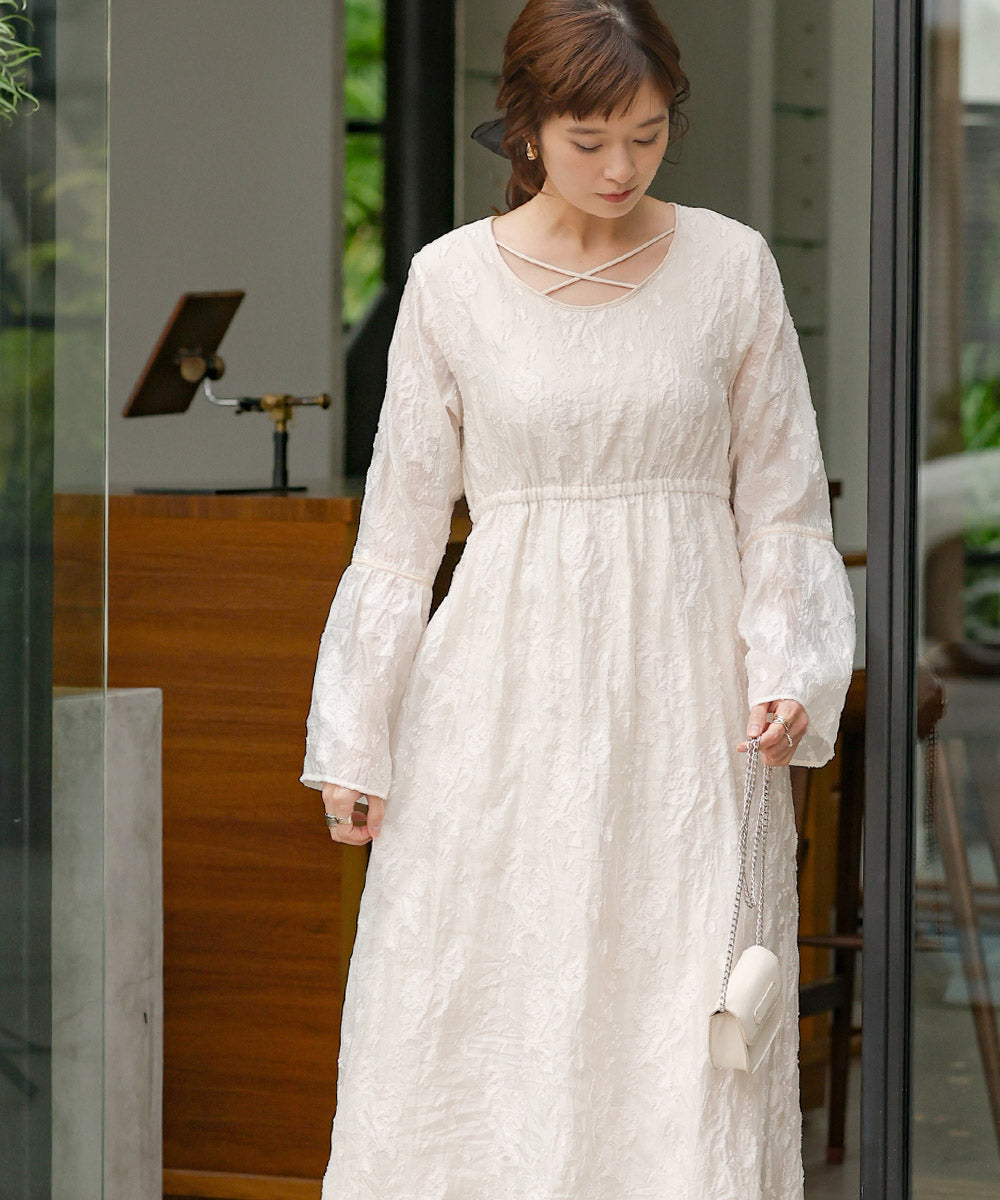 JACQUARD FLARE ONEPIECE