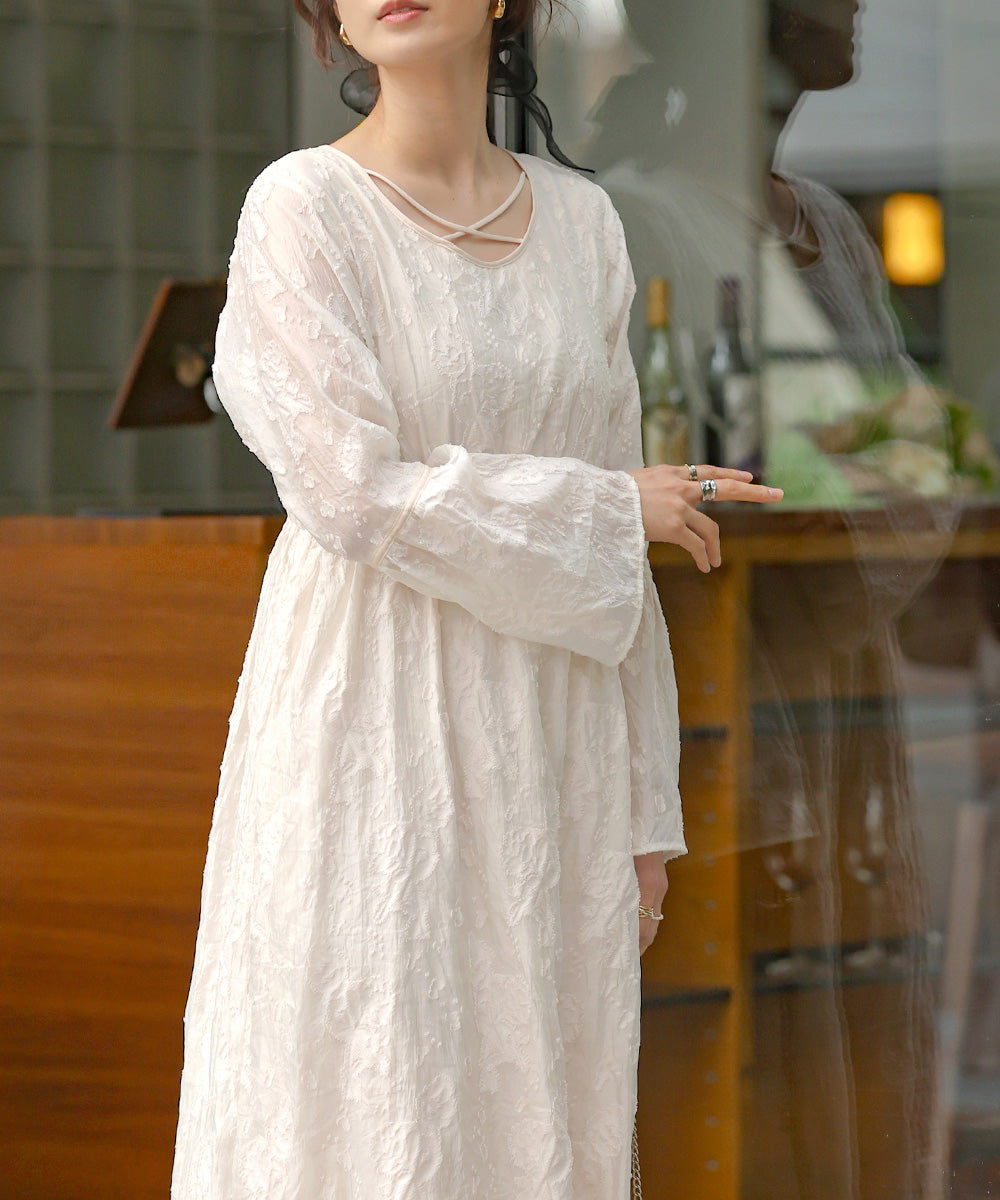 JACQUARD FLARE ONEPIECE
