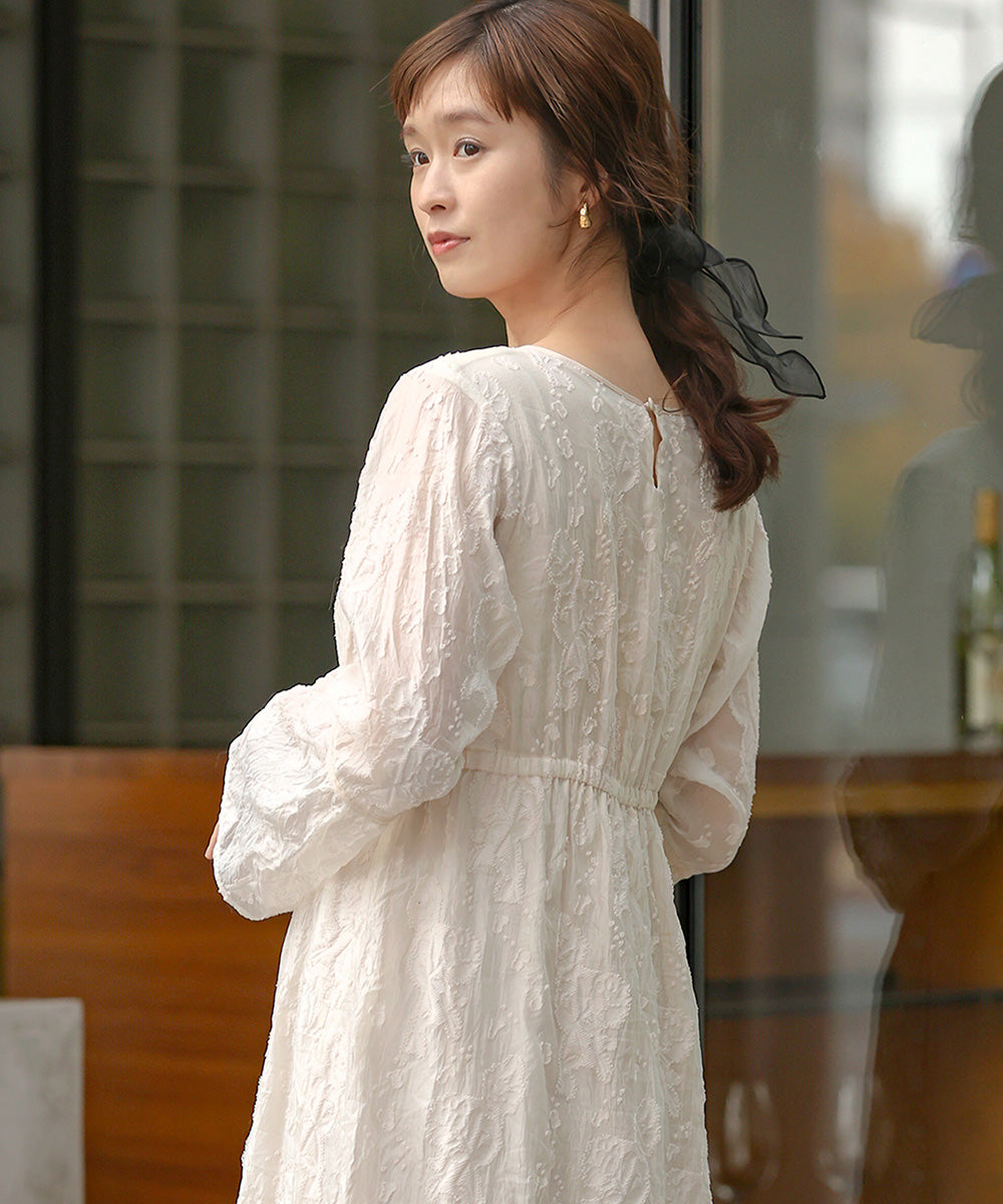 JACQUARD FLARE ONEPIECE