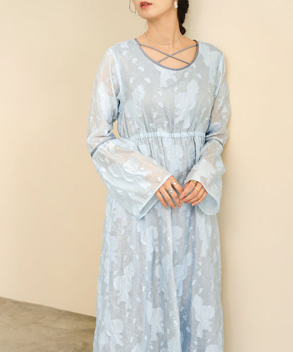 JACQUARD FLARE ONEPIECE