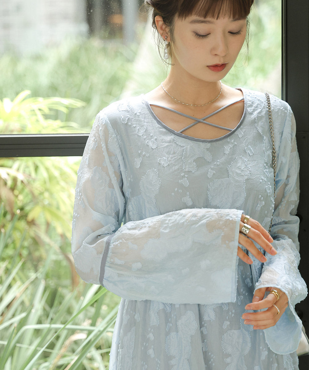 JACQUARD FLARE ONEPIECE