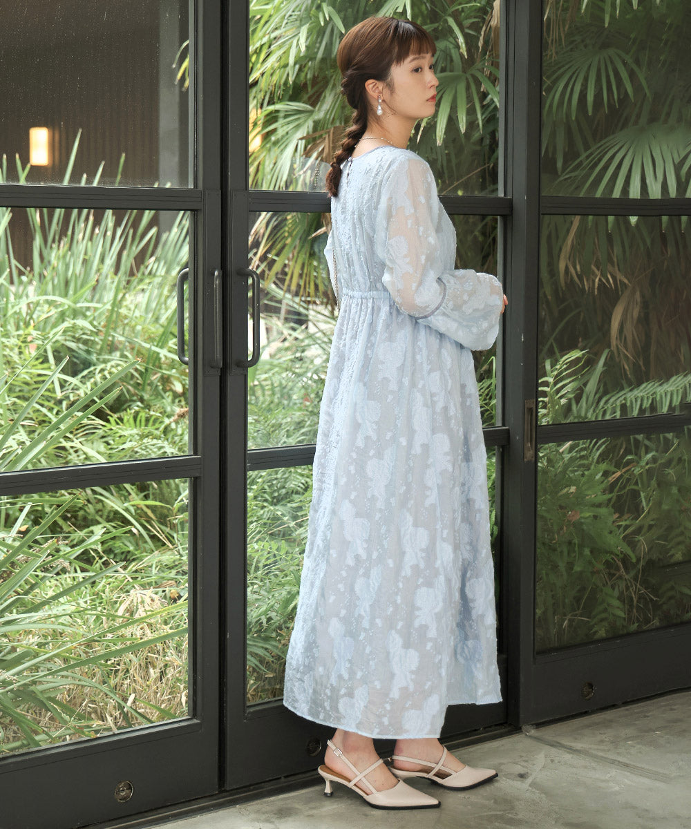 JACQUARD FLARE ONEPIECE
