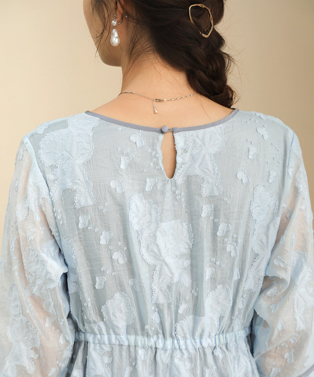 JACQUARD FLARE ONEPIECE