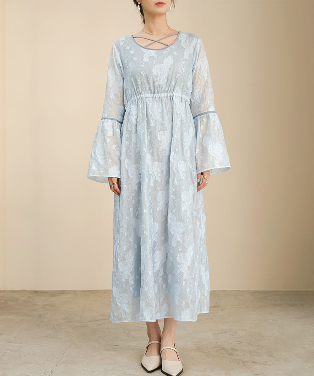 JACQUARD FLARE ONEPIECE