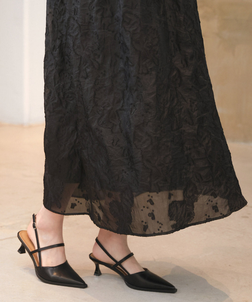 JACQUARD FLARE ONEPIECE