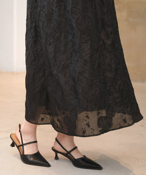 JACQUARD FLARE ONEPIECE