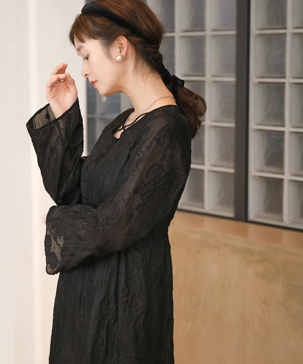JACQUARD FLARE ONEPIECE