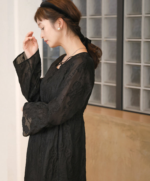 JACQUARD FLARE ONEPIECE
