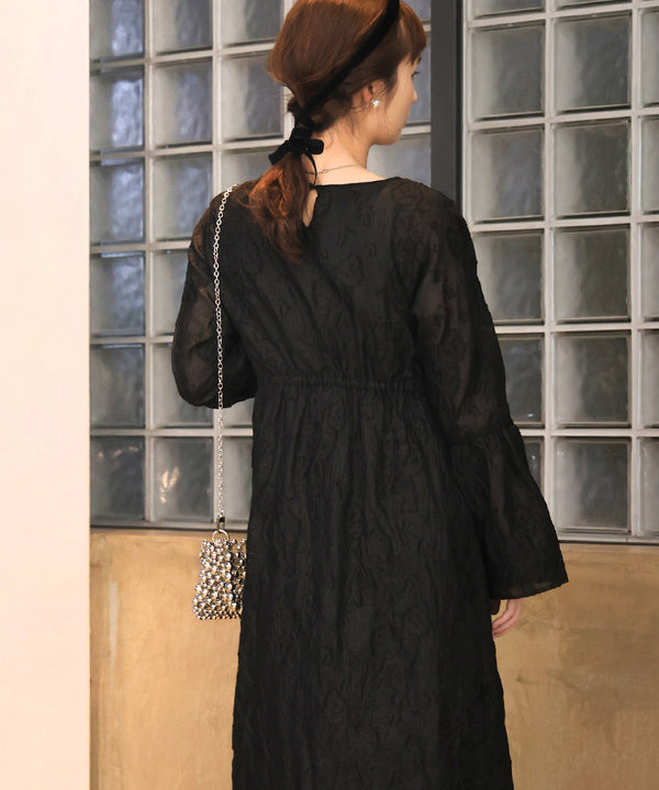 JACQUARD FLARE ONEPIECE