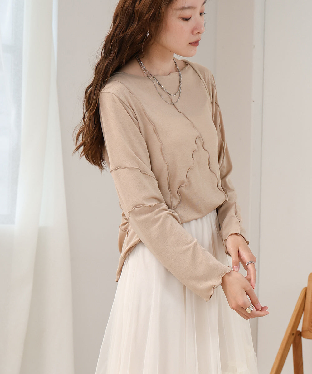 ASYMMETRICAL MELLOW TOPS