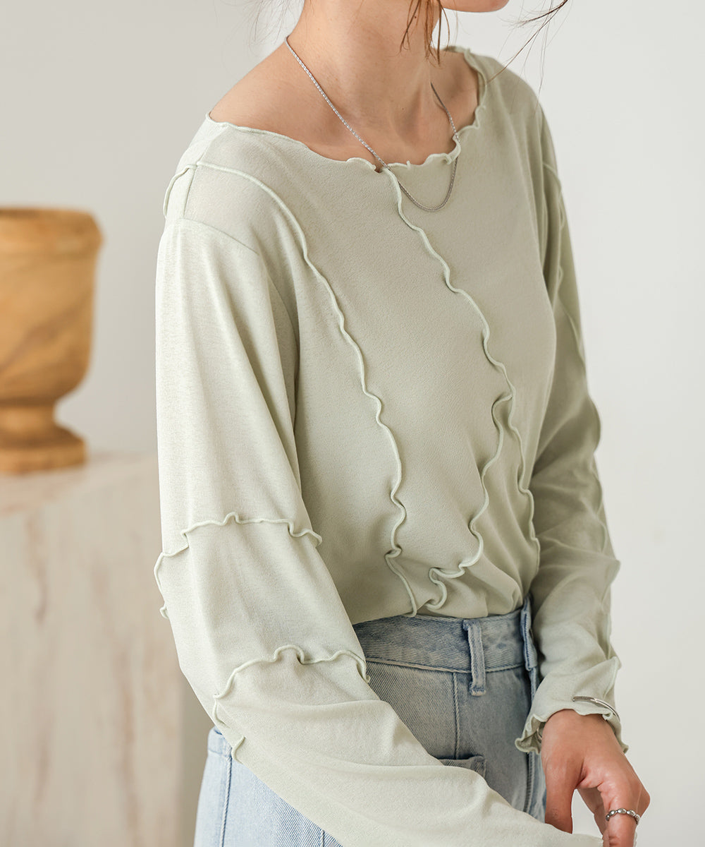 ASYMMETRICAL MELLOW TOPS
