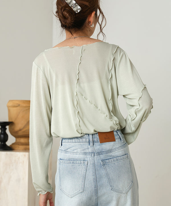 ASYMMETRICAL MELLOW TOPS